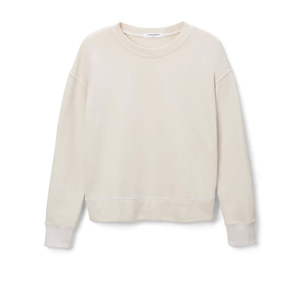 perfectwhitetee Tyler pullover sweatshirt in sugar